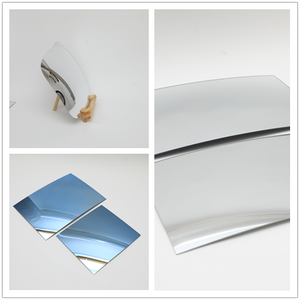 Nuovo Specchietto Retrovisore Esterno Convesso Concavo con Fondo Cromato Colore Argento Universale per Camion e Auto - Product Image 5