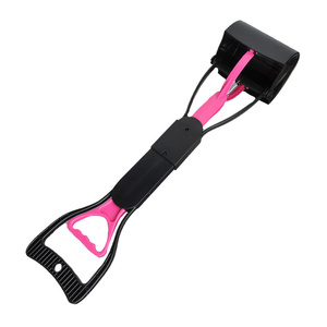 Durable Reusable Eco-Friendly Plastic Dog Poop <strong>Scooper</strong> Long Handle Non-Breakable Portable Pet <strong>Pooper</strong> for Easy Use Poop Bags - Product Image 4