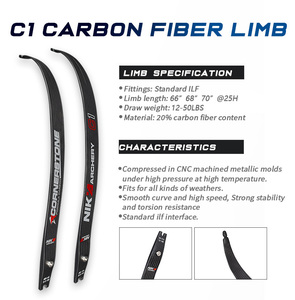 Nika tir à l'<span class=keywords><strong>arc</strong></span> <span class=keywords><strong>ET</strong></span>-13 <span class=keywords><strong>arc</strong></span> classique 66 "ILF aluminium Riser membres en carbone pour adolescents - Product Image 5