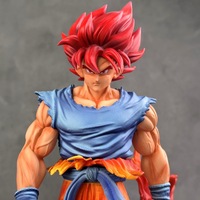 Kirin Super Blue Goku DBZ Figurine d'action anime en PVC lumineuse à double tête, modèle à assembler