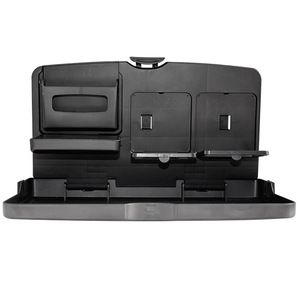Organizador de Almacenamiento Plegable Multifuncional para Auto con Material PP, Diseño Moderno, Portavasos y Bandeja para Comer en el Asiento Trasero del Vehículo - Product Image 5