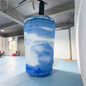 Gobelet à smoothie <span class=keywords><strong>gonflable</strong></span> personnalisé de haute qualité de 4 m, gobelet à slush, activation de marque, accessoire de gobelet à boisson <span class=keywords><strong>gonflable</strong></span> pour la décoration de magasin/événement - Product Image 5