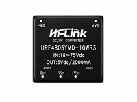 Convertisseur DC-DC 10W 48V vers 5V 2A URF4805YMD-10WR3, nouveau module d'alimentation régulé isolé à sortie unique 18-75V