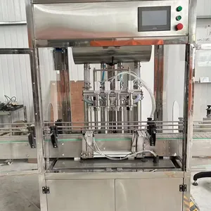 Automatic filling machine water bottling equipment drink juice oil filling bottle and capping labeling machine