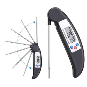 Custom Logo Foldable Digital Probe Food <b>Thermometer</b> with LCD Display Chef Digital BBQ <b>Thermometer</b> <b>Electronic</b> Meat <b>Thermometer</b> - Product Image 2