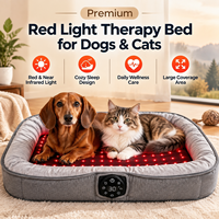Lit de thérapie par lumière rouge pour chiens et chats, tapis de bien-être infrarouge, coussin de récupération LED 660nm 850nm pour usage domestique