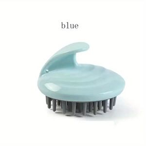 Peigne à shampoing avec logo personnalisé, tête de brosse à cheveux de massage pour le cuir chevelu, peigne en silicone imperméable et réutilisable pour le <span class=keywords><strong>corps</strong></span> souple - Product Image 1