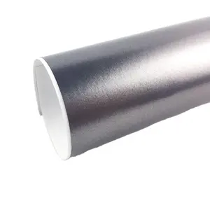 Rollo de envoltura de coche de vinilo de <span class=keywords><strong>3m</strong></span>, envoltura de coche única de titanio plateado metálico, colores de vinilo, envoltura de coche completa, vinilo <span class=keywords><strong>para</strong></span> coches - Product Image 1