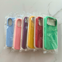 Coque de téléphone en silicone liquide véritable en gros pour iPhone 17 16 15 14 13 12 11 Pro Max Xs Xr 7 8 Plus – Étuis et housses en caoutchouc