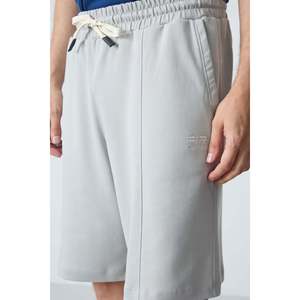 Shorts basiques pour hommes en coton texturé épais et doux, coupe standard - 81277 - Stone - Product Image 3