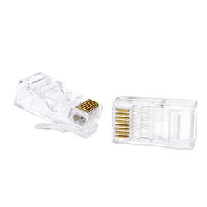ขั้วต่อ UTP CAT6 RJ45 8P8C สำหรับสายเคเบิลเครือข่าย CAT6 สำหรับการเชื่อมต่อเครือข่าย - Product Image 1