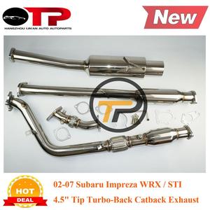 OTP निकास पाइप 02-07 Subalu Impreza WRX/एसटीआई 4.5 "टिप टर्बो-वापस Catback - Product Image 2