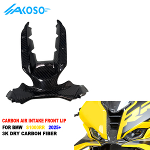 AKOSO 100% 3K Lèvre avant d'admission d'air <span class=keywords><strong>de</strong></span> <span class=keywords><strong>moto</strong></span> en fibre <span class=keywords><strong>de</strong></span> carbone sèche pour <span class=keywords><strong>BMW</strong></span> S1000RR 2025 - Product Image 1