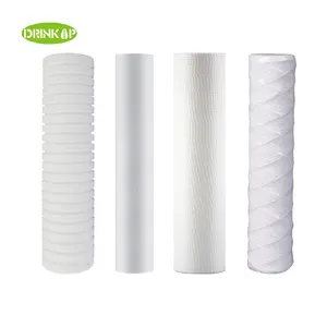 Filter Food Grade PP Melt-blown PP Korean Cotton Fast 10inch Activated Carbon White Nonwoven Fabric Manual Polypropylene filter