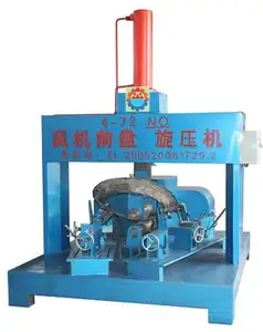 Cold bending equipment such as rotary pressing of the front plate of the flipping machine cylinder flipping fan