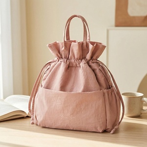 Sac à déjeuner en nylon écologique, transportable à l'épaule, pour le rangement extérieur, avec doublure en aluminium épaisse, antibactérien et étanche - Product Image 1