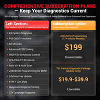 Herramienta de Programación J2534 VDIAGTOOL D503 con Actualización Gratuita de por Vida, Escáner Obd2 Bidireccional, Herramienta de Diagnóstico de Sistemas Completos para bmw