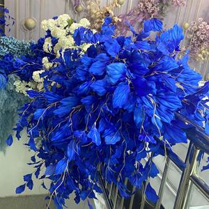 A-554 düğün lacivert çiçekler kraliyet mavi olay dekor kraliyet mavi çiçek dekorasyon - Product Image 3