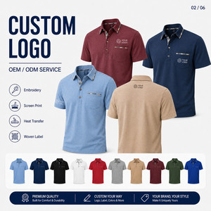 Camisa Polo a Cuadros con Logotipo Personalizado para Hombre, Transpirable, Informal de Negocios, Ligera, con Ribete en Contraste, Uniforme de Golf, Venta al Por Mayor - Product Image 2