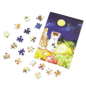 최고의 판매 보드 퍼즐 게임 만화 고양이 퍼즐 300 조각 지그 소 퍼즐