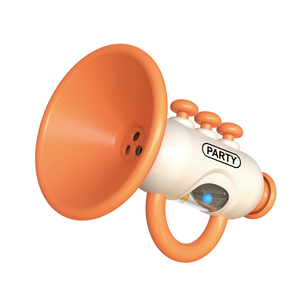 Interessante per bambini in plastica piccola tromba giocattolo stile cartone animato Mini corno strumento musicale per bambini - Product Image 1