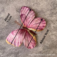 Papillon Artificiel DIY, Coiffe Décorative Papillon, Design Art Déco, Fait Main, Écologique, Décoration d'Intérieur