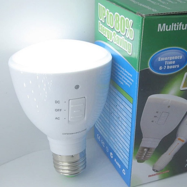 Rechargeable Emergency LED Bulb for Power Outage Multi-Function Battery Backup Light for E27 B22 Base Camping Outdoor Activities