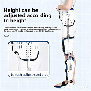 Attelle <span class=keywords><strong>de</strong></span> Fixation Articulaire Genou, Hanche, Cheville, Pied, Personnalisée en Usine, pour Dislocation <span class=keywords><strong>de</strong></span> la Tête <span class=keywords><strong>de</strong></span> la Fibule, Fracture, Réglable, Respirante, Usage Clinique, Classe III, Genouillère - Product Image 5