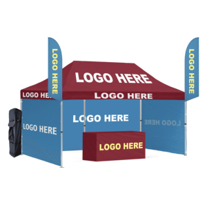 Tente publicitaire pop-up 10x10 pieds, gazebo pour salons professionnels, tente 3x3 pour salons professionnels et événements en plein air - Product Image 2
