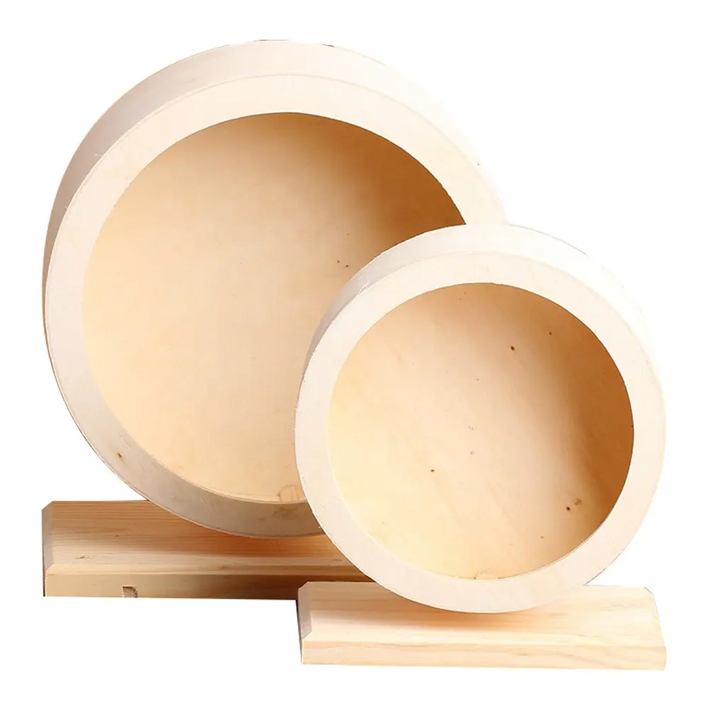 M Haustiere Übung Rad <span class=keywords><strong>Hamster</strong></span> Holz Stumm Laufende Spinner Rad Spielen <span class=keywords><strong>Spielzeug</strong></span> für Ratte Gerbil Mäuse Chinchillas Igel Guinea
