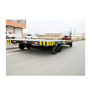 Semirremolque de Plataforma de Alta Calidad y Bajo Precio, de 2/3 Ejes, 40 pies, Plataforma Plana, Remolque de Cama Alta en Venta - Product Image 2