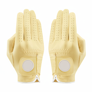 Guantes de golf de piel de oveja de último estilo para hombre, material duradero antiarrugas, totalmente personalizable para deportes - Product Image 1