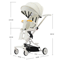 Chariot de marche et porte-bébé sur mesure, poussettes et landau Reborn 3 en 1, poussette portable pliable de luxe Hot Mom