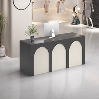 Vente d'usine - Comptoir de réception au design moderne, peinture haute brillance, comptoir de caisse, comptoir pour salon de beauté, salon de coiffure, restaurant