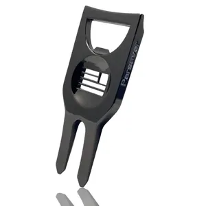 Outils de réparation de voette de Golf magnétique pliable, en métal personnalisé avec marqueur vierge pour boule de Golf