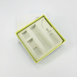 <span class=keywords><strong>Caja</strong></span> <span class=keywords><strong>de</strong></span> Regalo Ecológica Personalizada para Cuidado <span class=keywords><strong>de</strong></span> <span class=keywords><strong>la</strong></span> Piel con Cinta Verde e Inserto Moldeado a Medida, Empaque Botánico Premium para Sets <span class=keywords><strong>de</strong></span> Belleza - Product Image 2