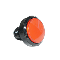 Boutons d'arcade rectangulaires de 46 mm, gros boutons d'arcade à LED, bouton poussoir momentané avec micro-interrupteur pour le contrôle des machines de jeu