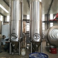 Cuves de fermentation de bière personnalisées de 10 BBL, unitanks de 10 BBL, dimensions.