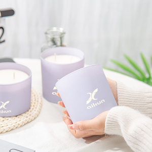 Aikun Factory <b>Bulk</b> Soy Wax <b>Candles</b> Supply Luxury Customized Holiday Diwali Environment-Friendly Home Aromatherapy Scented - Product Image 1