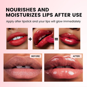OEM Etiqueta Privada fruta teñida <span class=keywords><strong>aceite</strong></span> de labios hidratante de larga duración labio Plumper impermeable fruta Rosa lindo <span class=keywords><strong>aceite</strong></span> de labios - Product Image 3