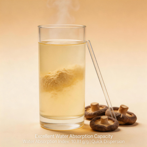 Pó de Cogumelo <span class=keywords><strong>Shiitake</strong></span> Liofilizado 100% Puro Sem Aditivos Grau Alimentar Alta Concentração de Beta-Glucanos Solúvel em Água Alimento Saudável Bebida - Product Image 4