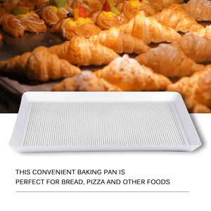 Loyang Panggang Persegi Panjang Berlubang dari Aluminium <span class=keywords><strong>Alloy</strong></span>, Anodized, untuk Kue Ikan, Roti - Penggunaan Dapur Rumah & Restoran - Product Image 5