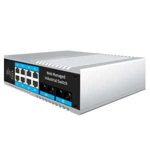 Bộ chuyển đổi Mạng Công Nghiệp sợi quang đơn mode 10 cổng với tính năng vòng điều khiển quay số 2SC và 8poe - Product Image 5