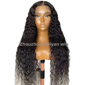 วิกผมยาวหยิกสำหรับผู้หญิง ทรงลอนใหญ่<span class=keywords><strong>ฟู</strong></span>ฟ่อง แบบคอร์นเพิร์ม แสกกลาง ถักด้วยมือ พร้อมตาข่ายด้านหน้า ทำจากผมแท้ยุโรปแบบเรมี่ - Product Image 5