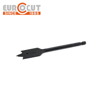 Foret à pointe hexagonale noire EUROCUT professionnel pour la menuiserie et la charpenterie
