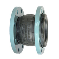 Raccord de tuyau en caoutchouc EPDM à bride, conception à sphère unique, DN50 PN16, résistant à l'huile basse pression, tuyau flexible, norme ANSI