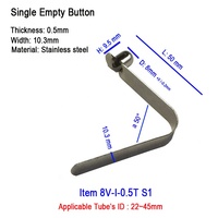 Clip de fixation en V pour tente industrielle en acier inoxydable massif, ressorts de tente, capacité de charge 20 lb, 8 mm