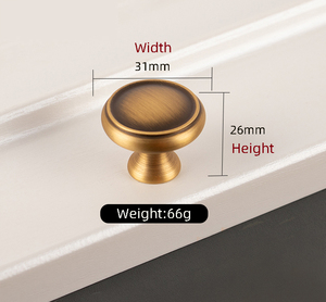 Tủ Brass Closet Núm Chất Lượng Cao 80Mm Tủ Kéo Và Knobs Brass Dậu Tủ - Product Image 3