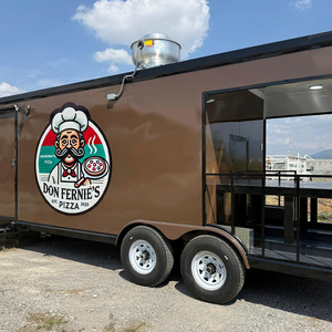 Carrello Mobile per Alimenti, Rimorchio per Catering Personalizzato, Rimorchio Alimentare Trainabile Specializzato per <span class=keywords><strong>Pizza</strong></span>, Uso <span class=keywords><strong>Ristorante</strong></span>, Pronto all'Uso Esterno, in Alluminio - Product Image 6