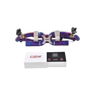 CGW 티타늄 퍼플 번트 밸브 배기 머플러 파이프 리모컨 포함 포르쉐 911 992 3.0T 2020용 - Product Image 1